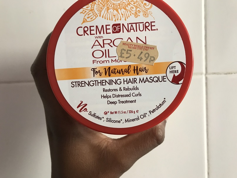creme of nature, argan oil, deep conditioner, hair mask, argan oil